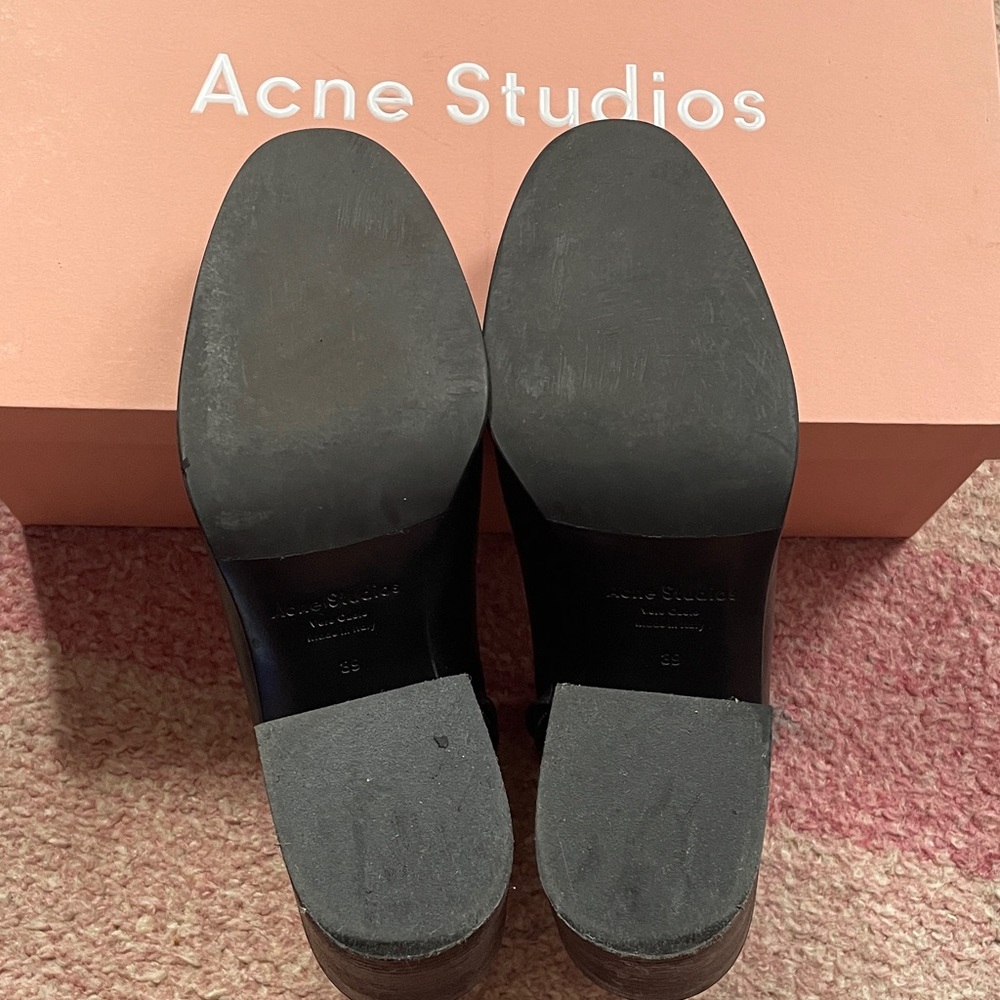 Acne Studios Black Ankle Booties (Size 39) - Picture 4 of 9